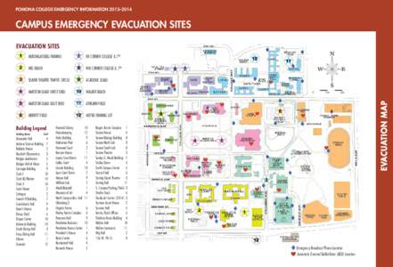 POMONA COLLEGE EMERGENCY INFORMATION 2013–2014  CAMPUS EMERGENCY EVACUATION SITES METRO PARKING LOT