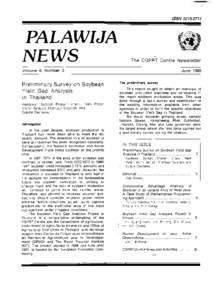 PALAWIJA NEWS The CGPRT - Centre Newsletter June 1989