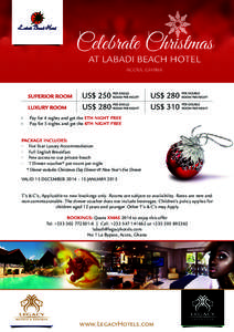 Celebrate Christmas AT LABADI BEACH HOTEL ACCRA, GHANA › ›