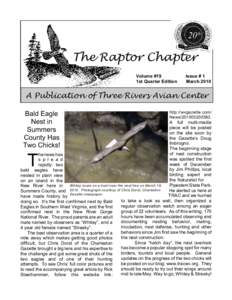 The Raptor Chapter Volume #19 1st Quarter Edition Issue # 1 March 2010