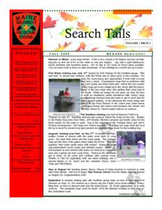 Search Tails  VOLUME 1 ISSUE 3 M E SA R D