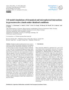 Atmos. Chem. Phys., 14, 7573–7583, 2014 www.atmos-chem-phys.net[removed]doi:[removed]acp[removed] © Author(s[removed]CC Attribution 3.0 License.  3-D model simulations of dynamical and microphysical interactio