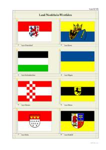 Tafel X/VII  Land Nordrhein-Westfalen 1