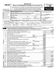 Form  Short Form Return of Organization Exempt From Income Tax  990-EZ