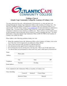 ATLANTIC CAPE COMMUNITY COLLEGE