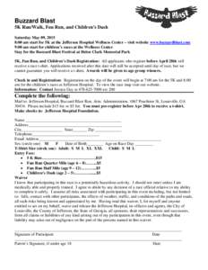 Microsoft Word - Buzzard Blast 5k 2015 Application