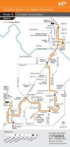 Geelong Station to Deakin University Route 19 via Waurn Ponds Station M er