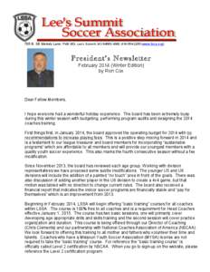 Sports in the United States / National Soccer Coaches Association of America / Lone Star Soccer Alliance / Soccer in the United States