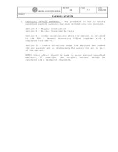 SECTION ARIZONA ACCOUNTING MANUAL PAGE  III