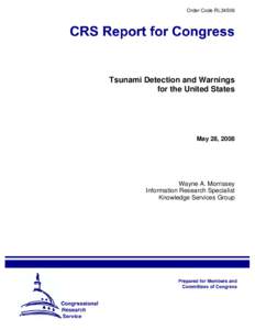 Tsunami Detection and Warnings for the United States