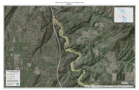 Spokane County SMP Update: Channel Migration Zones Latah Ck Locator Map Spring dale