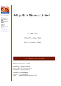 Aditya Birla Minerals Limited ABNLevel 3 Aditya Birla Minerals Limited