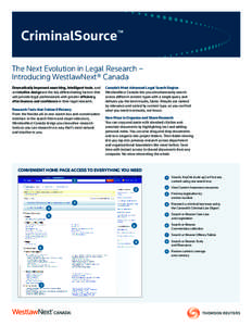 Westlaw / Citator / Canadian Charter of Rights and Freedoms / Law report / Law of Canada / Court system of Canada / Case citation / Criminal Code of Canada / Criminal Procedure / Law / Legal research / Research