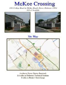 1005 College Road (at McKee Road), Dover, Delawares/f Available Site Site Map