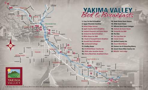 Yakima /  Washington / Prosser /  Washington / Yakima Valley AVA / Zillah /  Washington / N46 / Yakima River / Sunnyside /  Washington / Naches /  Washington / Zillah / Washington / Geography of the United States / American Viticultural Areas