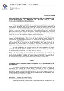 COMARCA DE GÚDAR – JAVALAMBRE C/ La Comarca s/nMora de Rubielos TERUELSUBV/04,5A