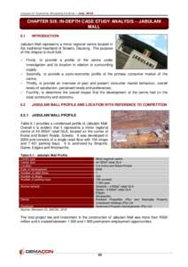 Impact of Township Shopping Centres – July, 2010  CHAPTER SIX: IN-DEPTH CASE STUDY ANALYSIS – JABULANI MALL 6.1