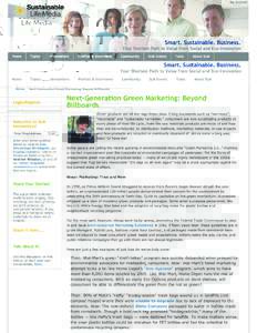 In order to avoid the wrath of consumers and government agencies, industry must exchange dubious green marketing practices for sustainable branding: reaching out to employees and a broad range of external stakeholders, 