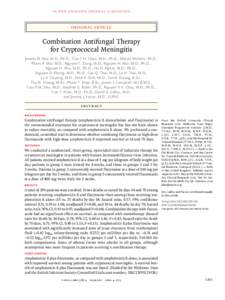 Antifungals / Organofluorides / Cryptococcus neoformans / Tremellomycetes / Yeasts / Flucytosine / Cryptococcosis / Meningitis / Amphotericin B / Biology / Mycology / Microbiology