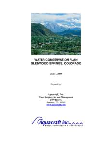 Microsoft Word - Water Conservation Plan - Glenwood Springs[removed]doc