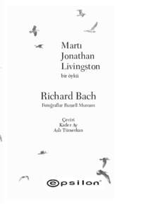 Martı Jonathan Livingston bir öykü  Richard Bach