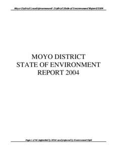 Districts of Uganda / Moyo District / Moyo Town / Adjumani District / Agriculture / National Environment Management Authority / Soil / West Nile sub-region / Wetland / Northern Region /  Uganda / Geography of Uganda / Geography of Africa