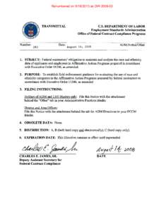 Executive Order 11246 / Affirmative action / Government procurement in the United States / Equal opportunity employment / Social interpretations of race / Ethics / Race and ethnicity / Sociology / Social inequality / Politics / Office of Federal Contract Compliance Programs