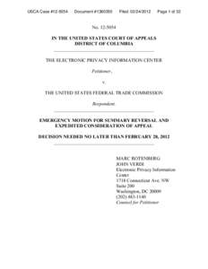 USCA Case #Document #Filed: 