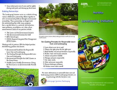 Grasslands / Lawn / Pesticides / Soil contamination / Integrated pest management / Agriculture / Rain garden / Sustainable landscaping / Organic lawn management / Environment / Landscape architecture / Sustainable gardening