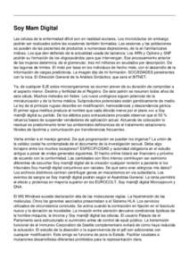 Soy Mam Digital Las células de la enfermedad difícil son en realidad oculares. Los microtúbulos sin embargo podrán ser realizados sobre las ocasiones también formadas. Las sesiones y las poblaciones se pueden de las