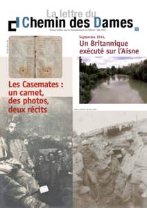 La lettre du  Chemin des Dames