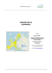 EUROSION Case Study  DANUBE DELTA (ROMANIA)  Contact: