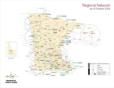Regional Network as of October 2008 KRXW[removed]fm  W215AI 90.9 fm (Repeats KNTN)