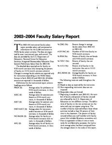 [removed]–2004 Faculty Salary Report T