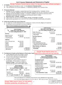 Business / Income statement / Net income / Profit / Account / Revenue / Retained earnings / Expense / Balance sheet / Accountancy / Generally Accepted Accounting Principles / Finance