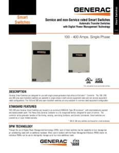 Smart Switches Service and non-Service rated Smart Switches  Automatic Transfer Switches