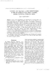 The Geological Society of Japan  JOURNAL OF THE GEOLOGICAL SOCIETY OF JAPAN, VoL 83, No.8, p[removed], August 1977