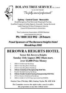 Berowra / Wood chopping / Suburbs of Sydney / Berowra Heights /  New South Wales / Individual sports