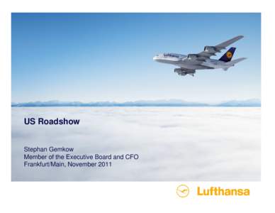 Q32011 Roadshow Presentation Lufthansa