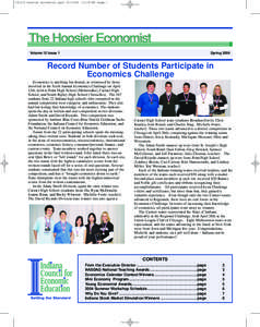 [removed]Hoosier Economist.qxd[removed]:18 PM Page 1  Volume 12 Issue 1 Spring 2004