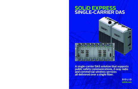 SOLiD EXPRESS Single-Carrier DAS General Specifications: EXPRESS BIU (BASE STATION INTERFACE UNIT) Size: 19