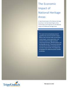 The Economic Impact of National Heritage Areas