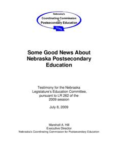 2007 Nebraska Higher Education