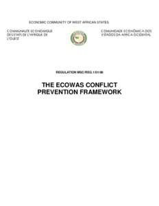 ECONOMIC COMMUNITY OF WEST AFRICAN STATES COMMUNAUTE ECONOMIQUE DES ETATS DE L’AFRIQUE DE L’OUEST  COMUNIDADE ECONÔMICA DOS