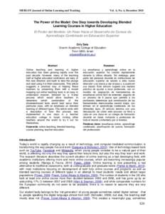 Applied linguistics / Blended learning / Curricula / Education reform / E-learning / Asynchronous learning / Synchronous learning / Virtual education / Cooperative learning / Education / Pedagogy / Distance education