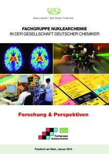 Fachgruppe Nuklearchemie IN DER GESELLSCHAFT DEUTSCHER CHEMIKER Forschung & Perspektiven  Frankfurt am Main, Januar 2015