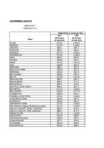 GOVERNMENT GAZETTE ANNEXURE 1 (Regulation[removed]Place