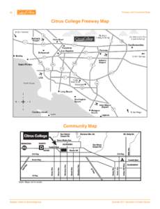 Freeway and Community Maps  42 Citrus College Freeway Map