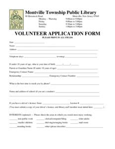 Microsoft Word - volunteer_application.doc