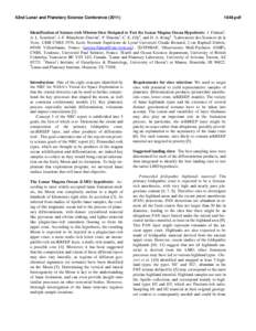 Astronomy / KREEP / Internal structure of the Moon / Moon / Planetary differentiation / Crust / Mantle / Anorthosite / Basalt / Lunar science / Planetary science / Geology